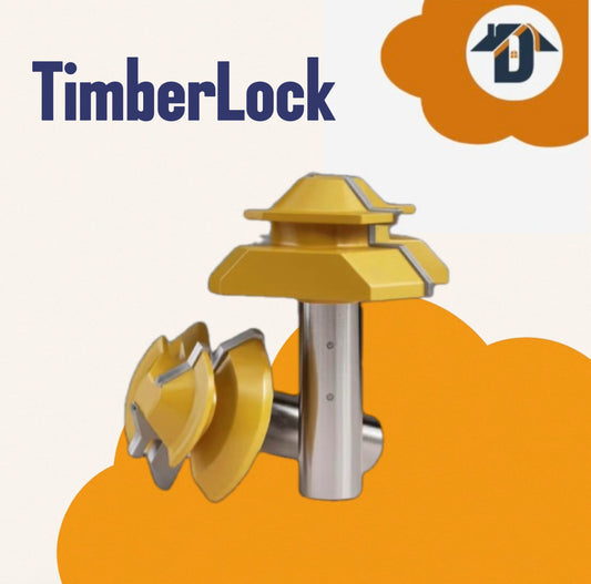 NestifyGoods™ TimberLock® 45° Lock Miter Router Bit