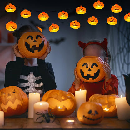 Halloween decorations pumpkin string lights