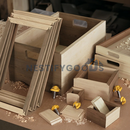 NestifyGoods™ TimberLock® 45° Lock Miter Router Bit