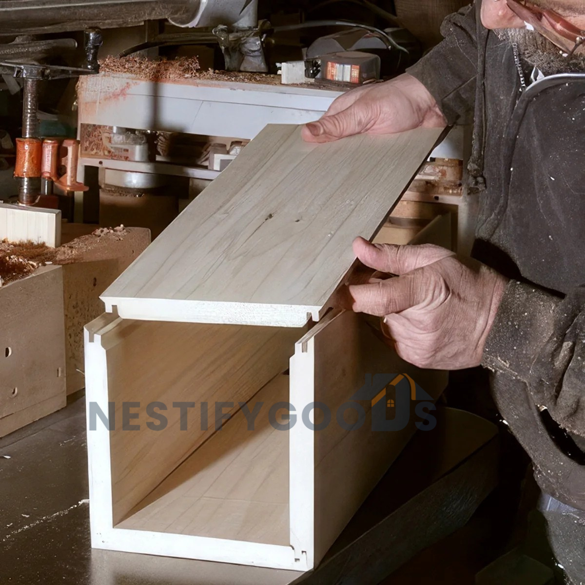 NestifyGoods™ TimberLock® 45° Lock Miter Router Bit