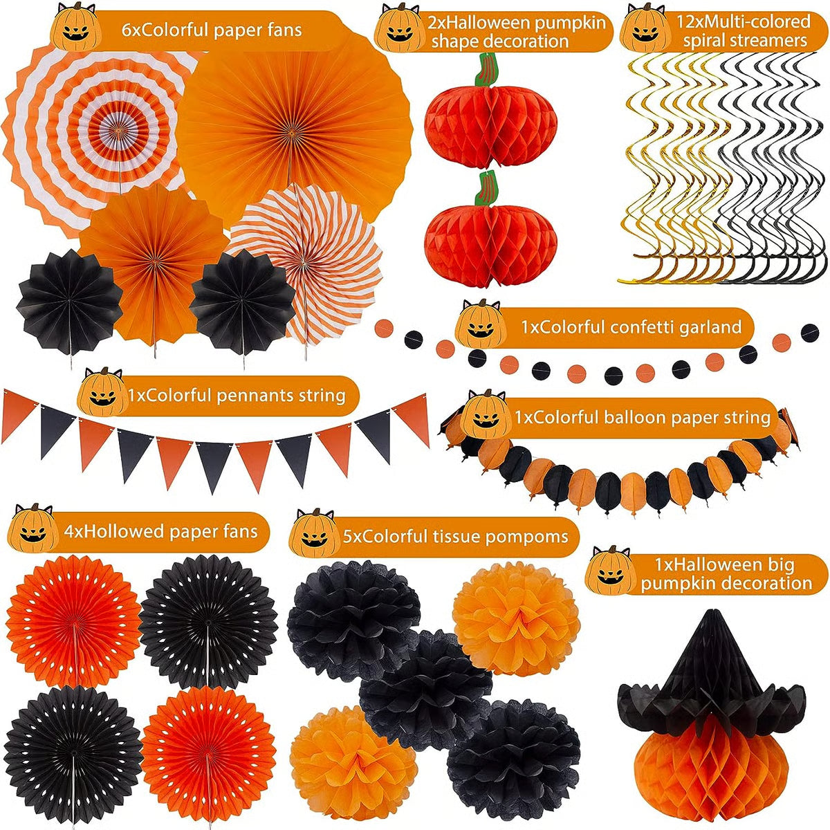 Halloween Party Decoration Holiday Set