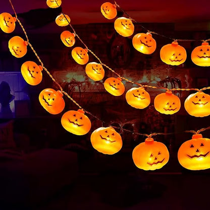 Halloween decorations pumpkin string lights